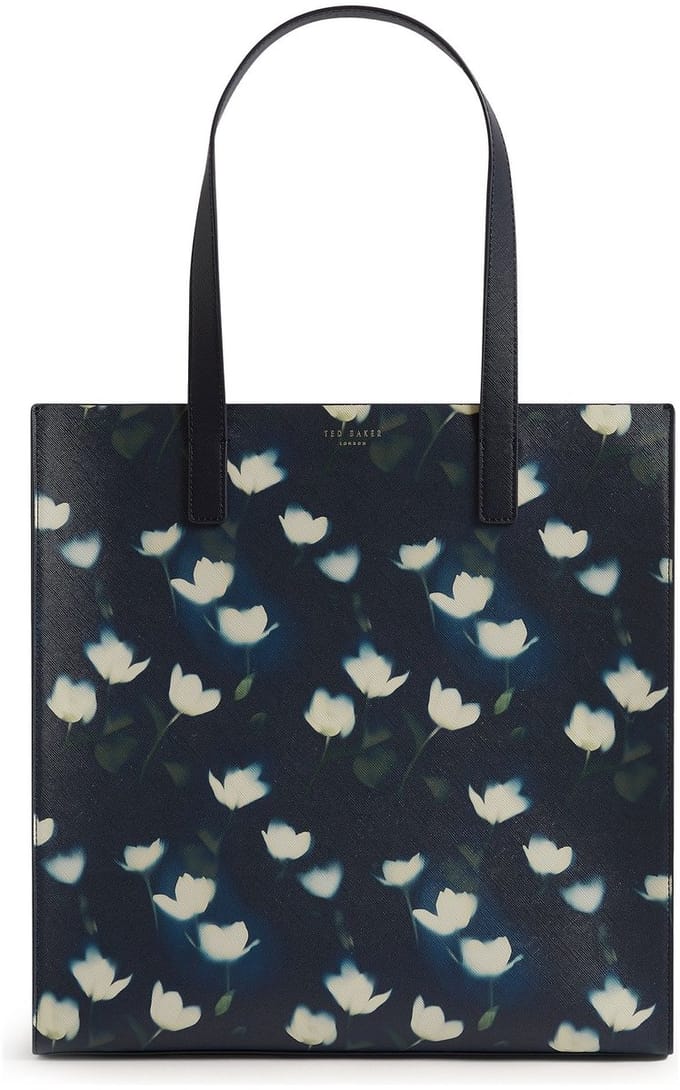 Ted Baker schoudertas shopper Tuulcon Large Tulip Printed Icon Bag Navy veelkleurig