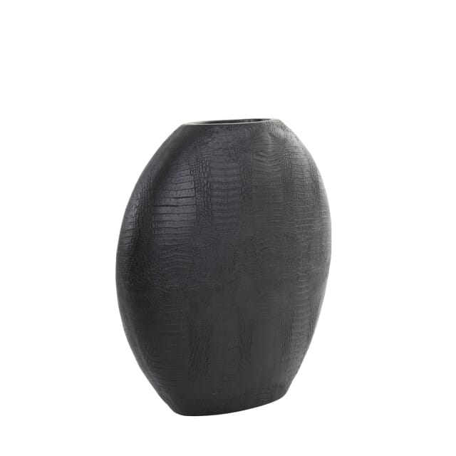 Light & Living - Vaas SKELD - 50x15x50cm - Zwart