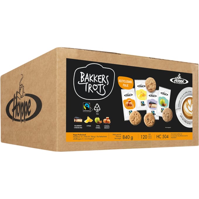 Hoppe | Bakkers Trots Koekjesmix FT - Doos 120 stuks (per stuk verpakt)