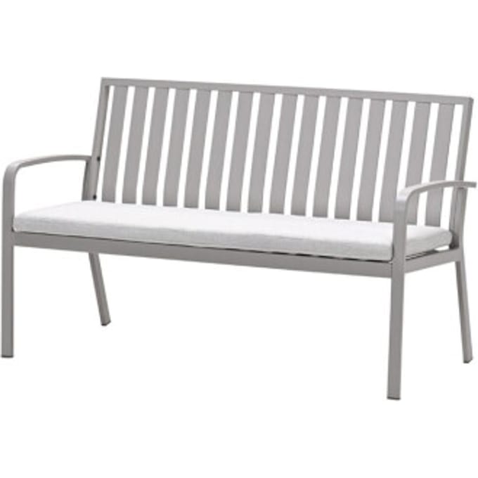 Garden Impressions Bruno parkbank aluminium - valley sand