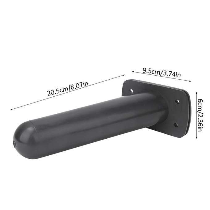 1PCS Canne à Pêche Pôle Bateau Support de Montage Fixe Support Accessoire pour Kayak Canoë black