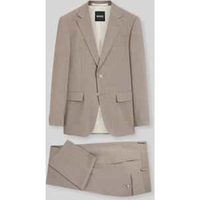 slim fit pak van zuivere scheerwol model 'H-HUGE-2PCS-263'