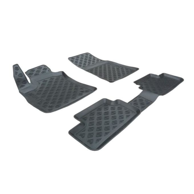 Tapis de sol 3D - SCOUTT - Renault Megane 4 - Caoutchouc Premium - Résistant à l'eau - Sur mesure noir