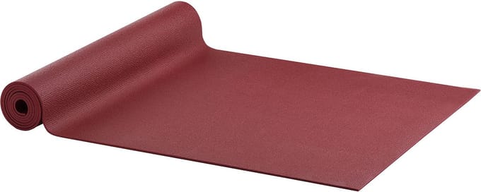 Ecoyogi Yogamat Studio PVC extra lang Bordeaux - Ecoyogi – 200 x 61 cm – dikte 4,5 mm – Ökotex certificaat