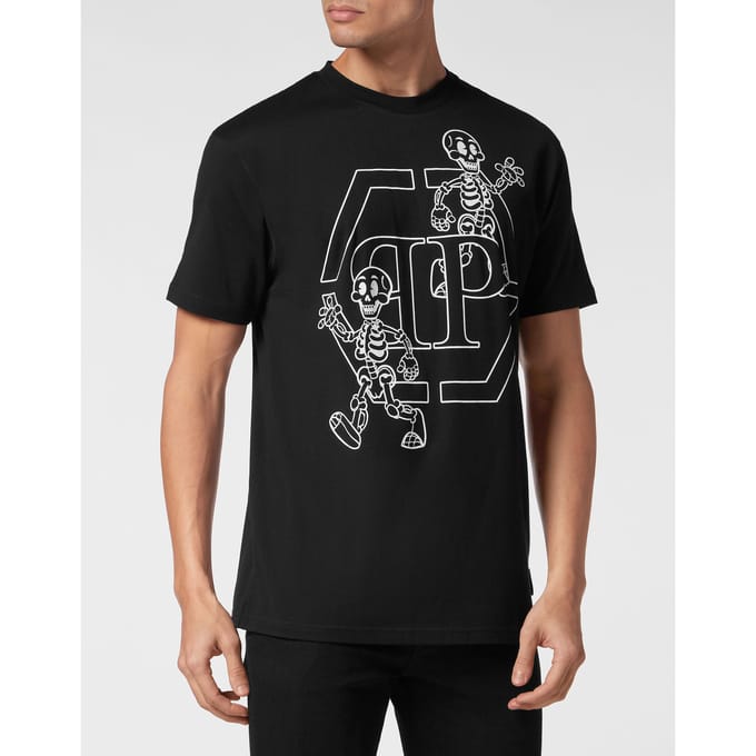 T-Shirt Ronde Hals Skeleton