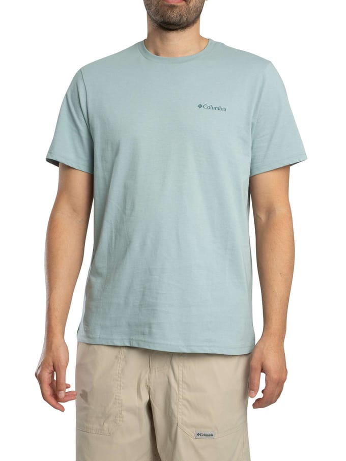 Columbia Grafisch T-Shirt Met Logo Op De Achterkant, Groen