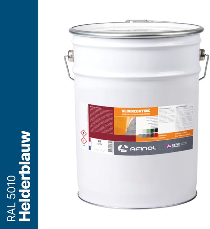 Afinol Vloercoating Helderblauw (RAL 5010) 20 liter