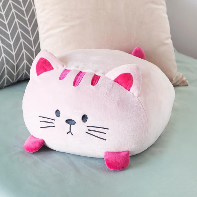 Balvi kussen kat Kitty roze
