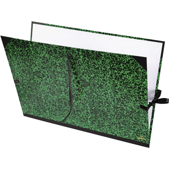 Tekenmap Canson Classic Annonay lintsluiting 520x720mm groen