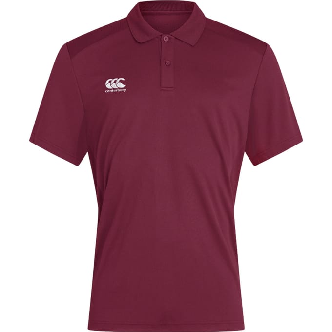 Canterbury Heren Club Dry Poloshirt (Maroon)