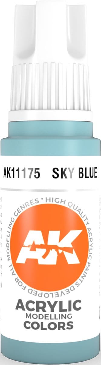 Sky Blue Acrylic Modelling Color - 17ml - AK-11175