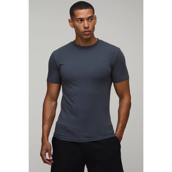 Essentieel Muscle Fit T-shirt | Charcoal | Size Medium