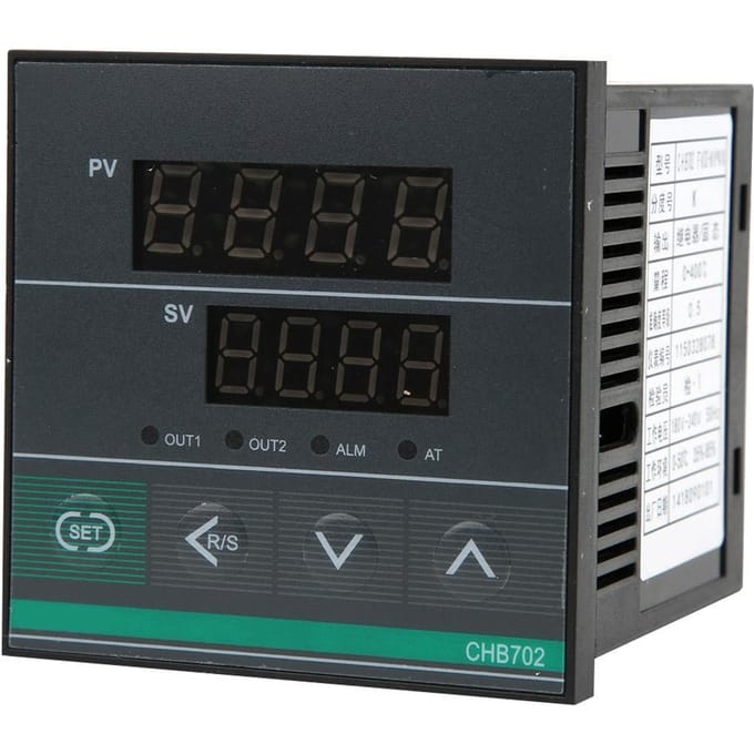 BERM CHB702 Thermostaat Intelligente Digitale Display Temperatuurregelaar RelaisSSR Uitgang black