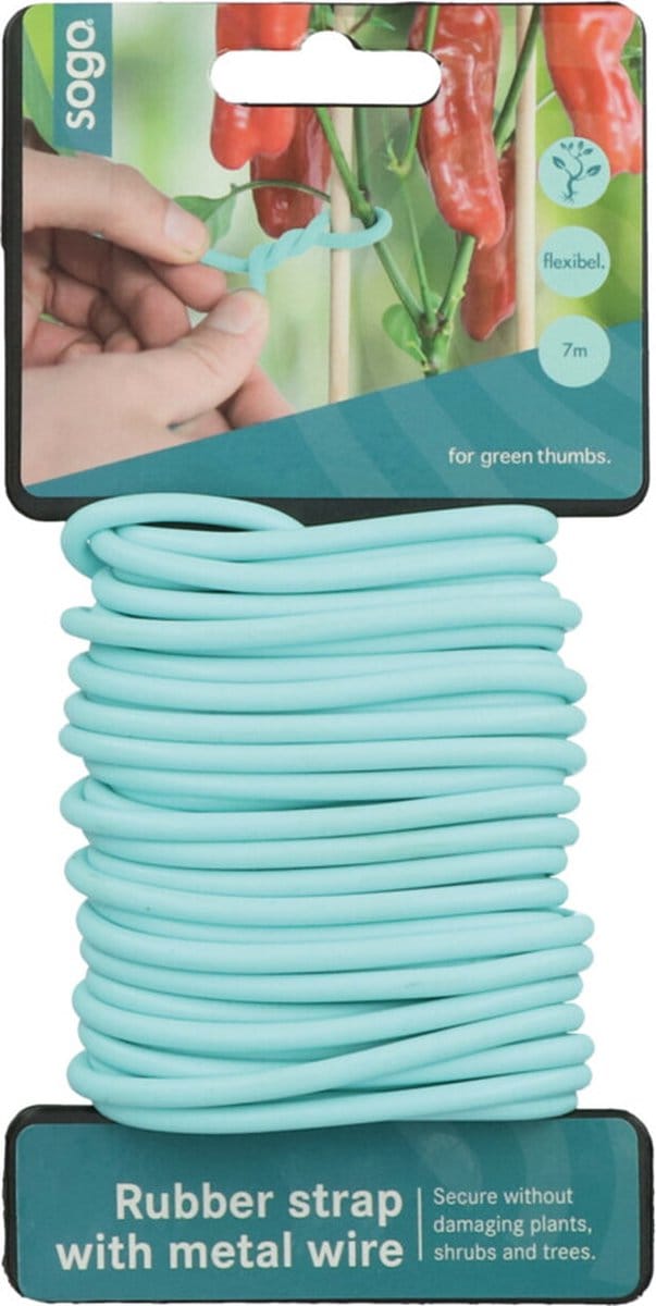 SOGO Rubberband met Ijzerdraad 7 m -
