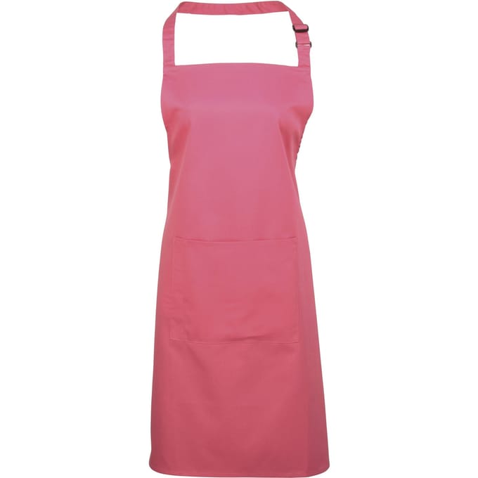 Premier Dames/Dames Kleuren Bipschort Met Zak / Werkkleding (Fuchsia)