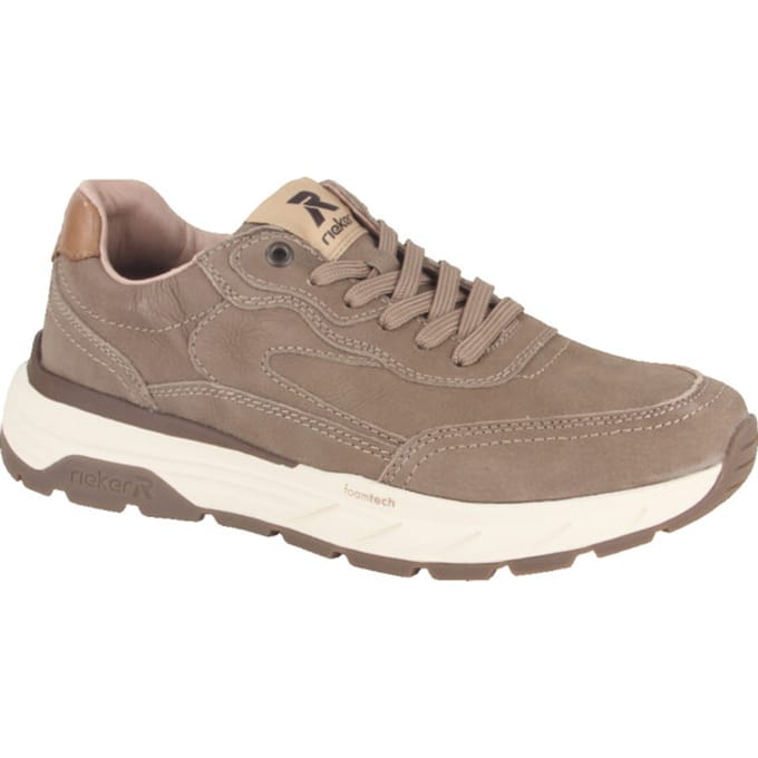 Rieker Sneakers H-leest groen Leer - Maat 43
