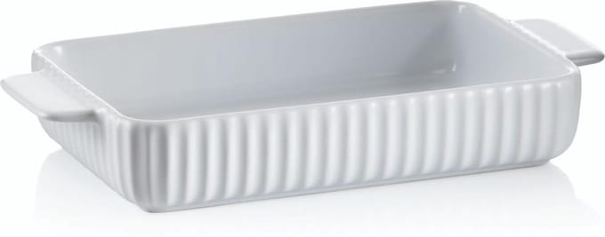Ovenschaal Keramiek Wit, 27 cm x 14 cm - Kela | Maila