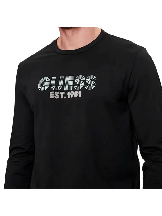 T-shirt met lange mouwen Guess Classic Design