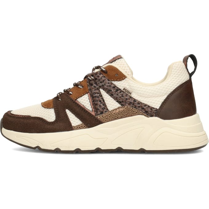 Posh by Poelman Sneakers carocel 31 donker / grijs / off white
