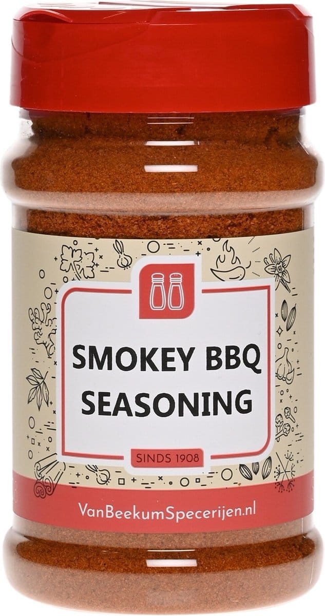 Van Beekum Specerijen - Smokey BBQ Seasoning - Strooibus 160 Gram