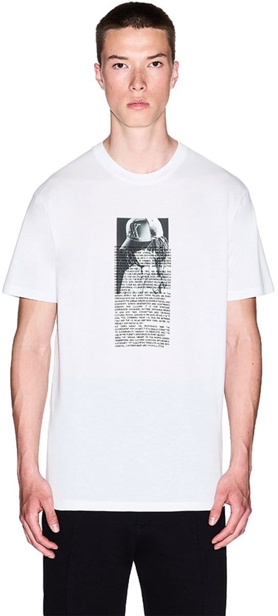 Armani Exchange Xm001408_af10358 T-shirt Met Korte Mouwen Wit XL Man