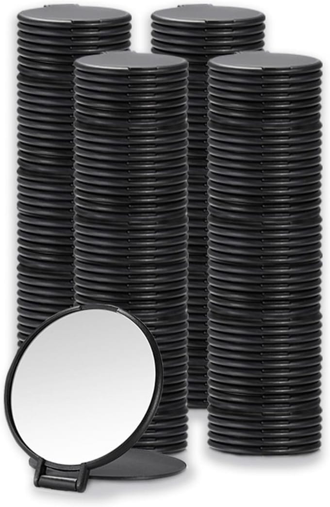Compacte Ronde Portemonnee Spiegel Bulk - Set van 200 Stuks