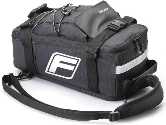 Fietsdragertas 2-in-1, zwart