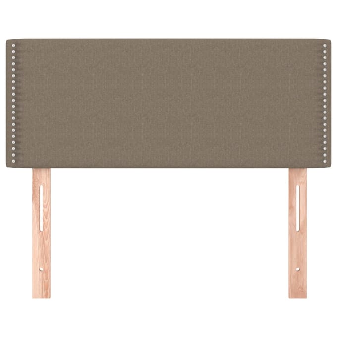 vidaXL Hoofdbord 90x5x78/88 cm stof taupe