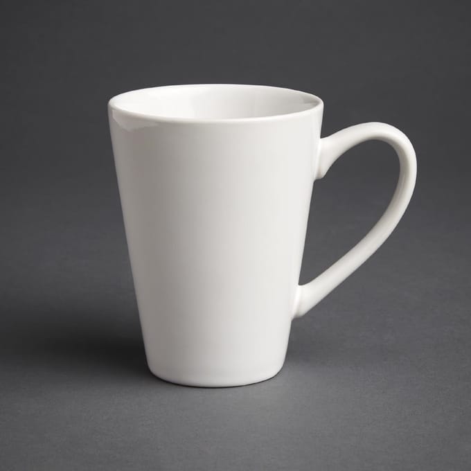 Olympia Cafe latte bekers wit 340ml (12 stuks)