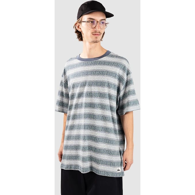 Quiksilver Sassi Jacquard T-Shirt blauw