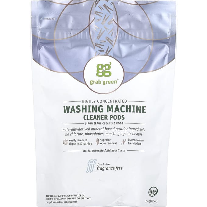 Wasmachine Reiniger Pod, Geurloos, 354G(12.5oz) white