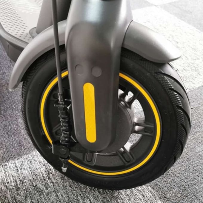 10 inch elektrische scooter gestreepte vacuümband met ventiel voor NineBot Max G30/G30E/G30LP