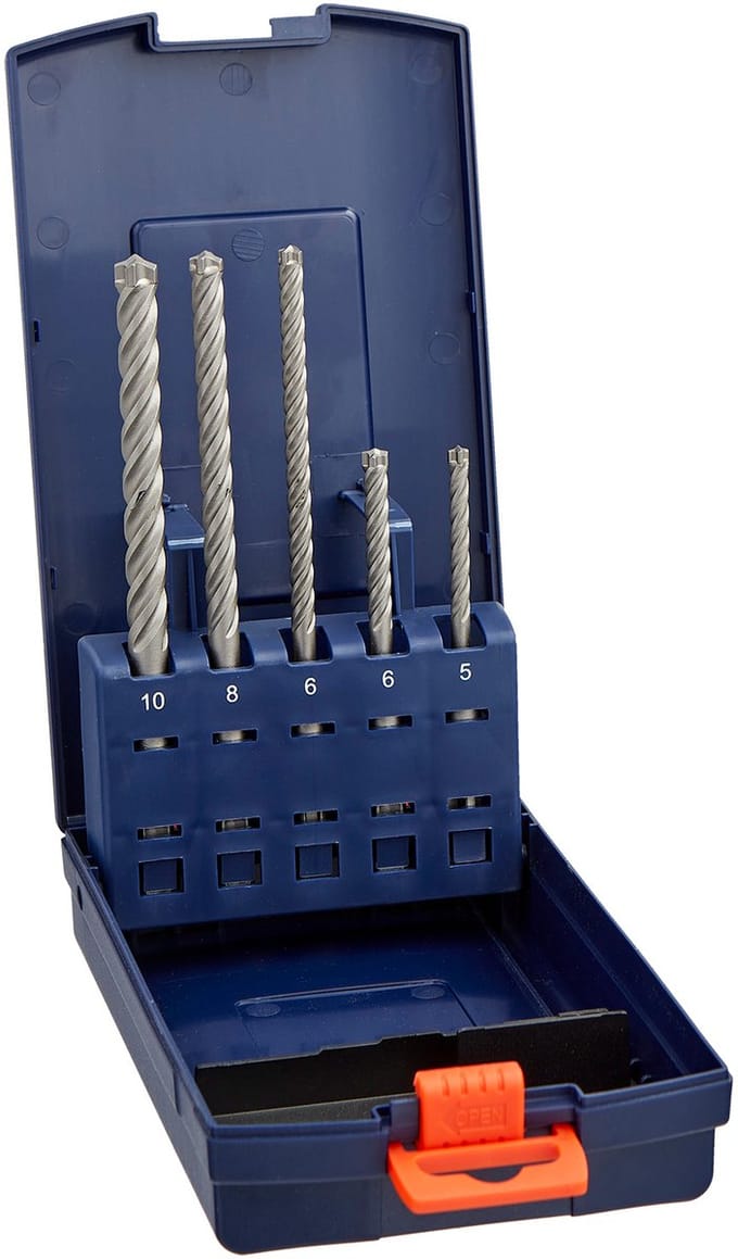 WS24 SDS-PLUS hamerboorset 4-snijder 5-delig - WS24-100065
