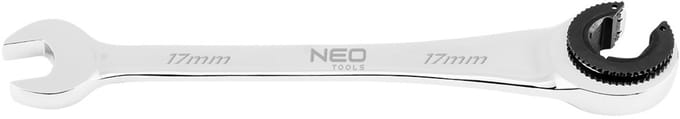 NEO TOOLS 09-264 - Steeksleutel - 17 mm - Ratelsleutel - CrV Staal