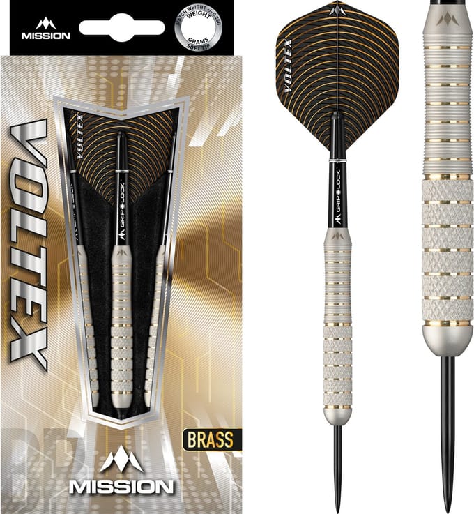 Mission Voltex M1 Brass - Dartpijlen