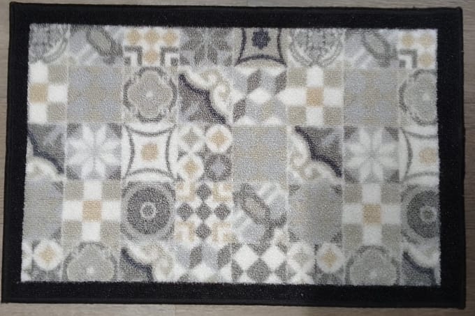 FOTAPIJT - Badmat - Bedrukte deurmat - Binnen - Termo Antislip - 40x60 cm - 5 mm - Wasbaar - Polyamid