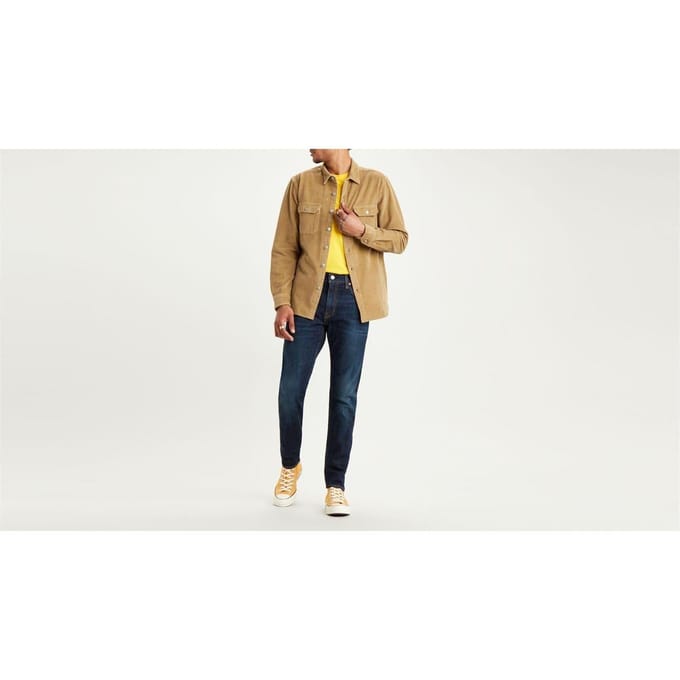 Levis Heren 512 Tapered Leg Slim Jeans (Donkere Indigo)