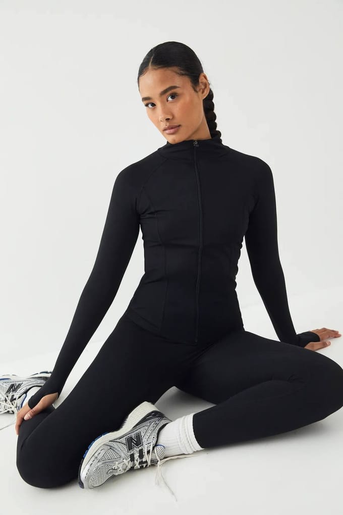 Dames DSGN Studio Ultra Sculpt Doorritsjack | Black | Maat: Large