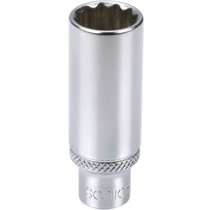 1/4" 12-zijdige dop, 13mm, 50mm lang, merkloos