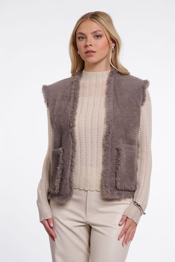 Rino & Pelle Jassen - Vita waistcoat - Bruin