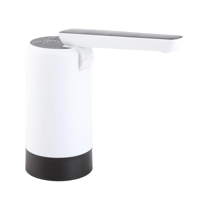Distributeur de bouteilles d'eau électrique pliable pour la maison, le bureau, le camping 075 Blanc 3 white