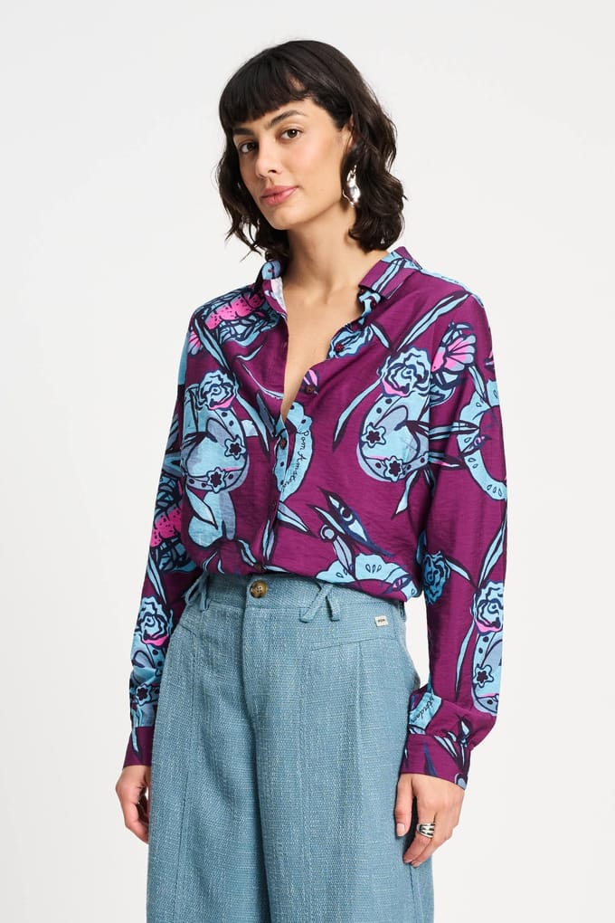 POM Amsterdam Blouse - Mila Mystic Dinner Taglia: 34 | Magliette intime Outlet | Donna