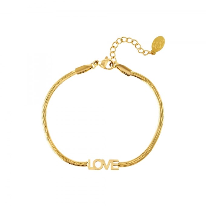 Love armbandje RVS Nikkel vrij Yehwang