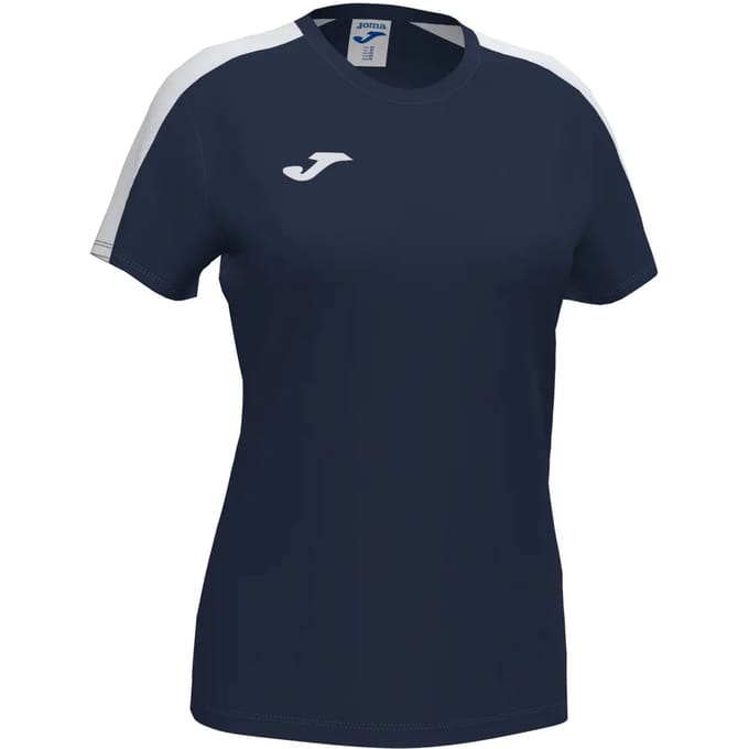 Joma Academy III Shirt Korte Mouw Dames - Marine / Wit | Maat: M