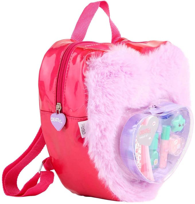 Canenco Create It! Beauty Make-up Set in Fluffy Backpack Love Purple