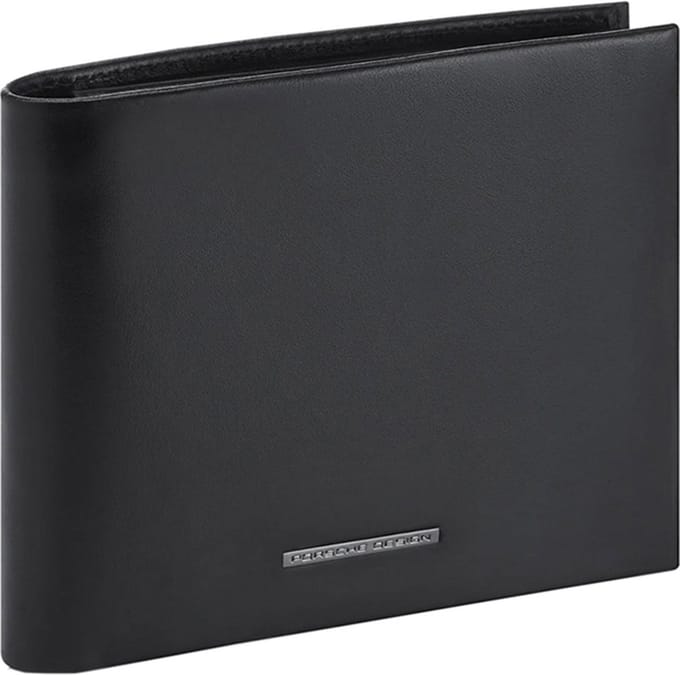 PORSCHE DESIGN Leren Portemonnee Classic Wallet 4 Black Zwart
