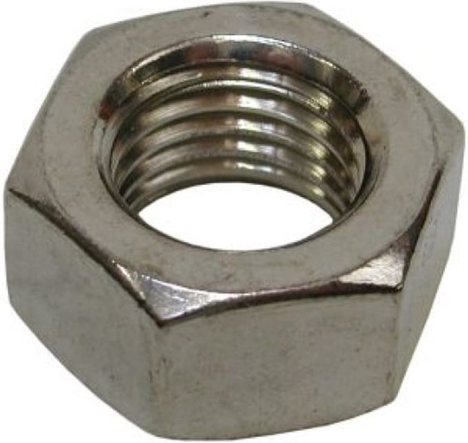 Moeren zeskant m8. Verzinkt. Din-934. Deltafix.