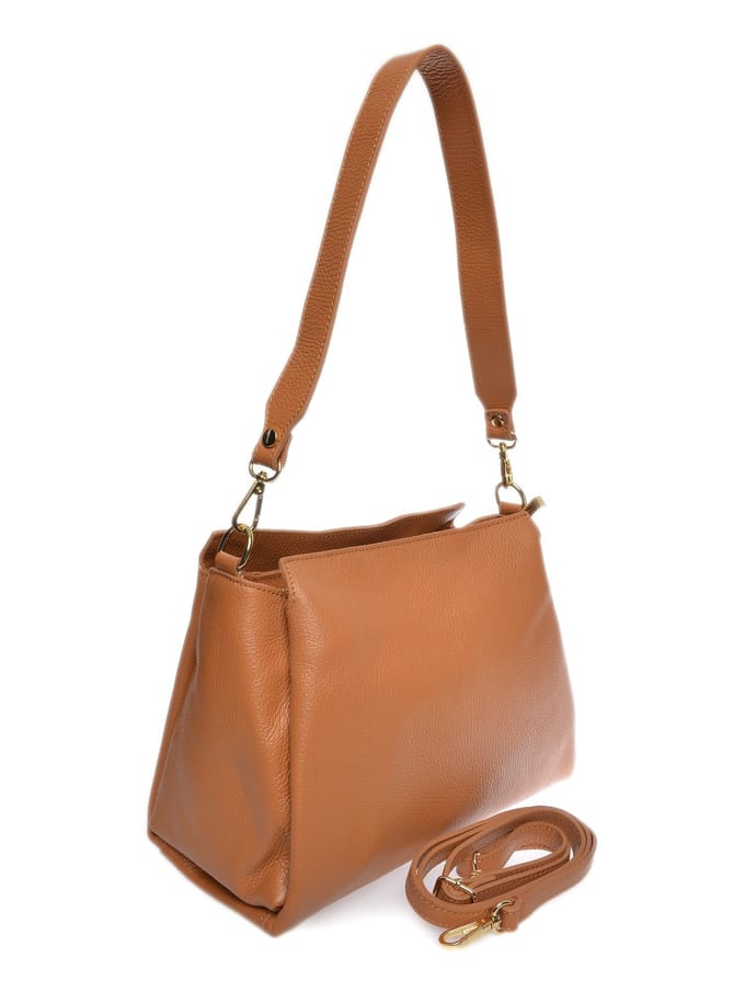 Isabella Rhea Brown Rundleer Tas