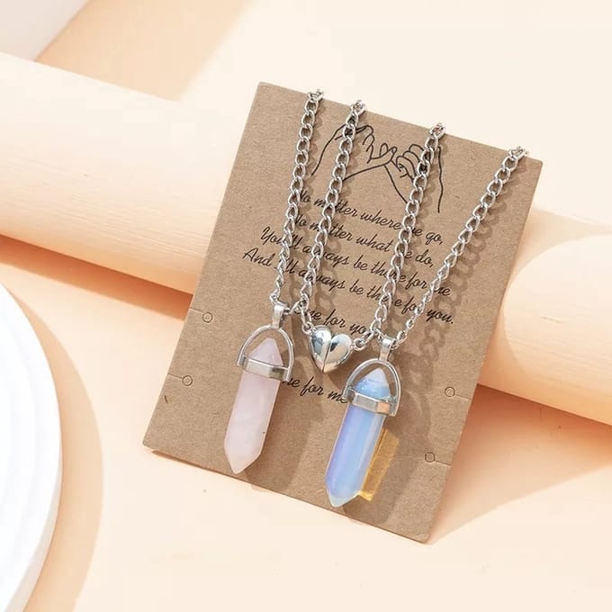 Vriendschapskettingen – Kristal Sieraden Set van 2 Stuks | EmmyRovi