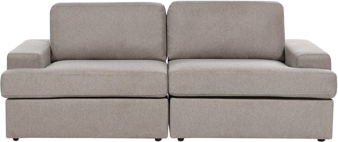 ALLA - Driezitsbank - Taupe - Polyester